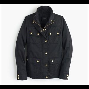 J.Crew Black Petite Downfield Jacket